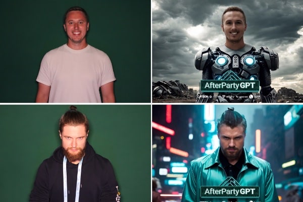 Haunted moving portraits