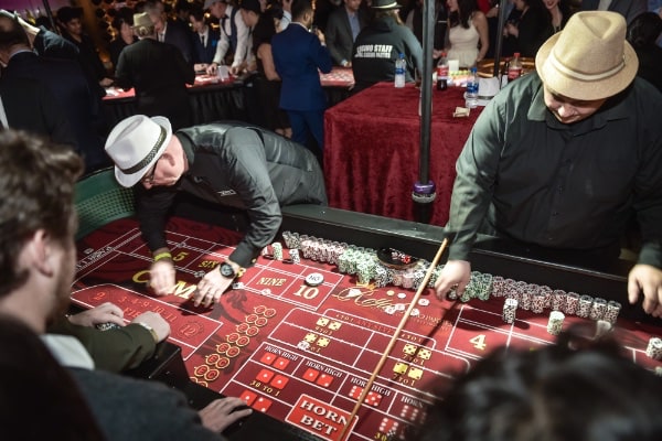 People at the gambling table